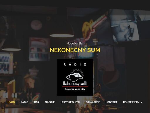 nekonečný šum je hudební bar u centra plzně. přijdte si užít hudbu, zahrát si fotbálek a k tomu se dobře napít. navíc každý čtvrtek a sobotu hrajeme karaoke!