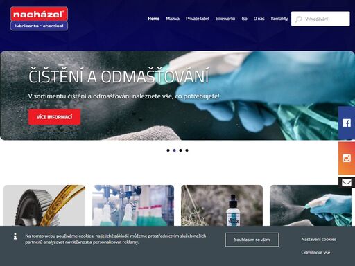 nacházel s.r.o. - tradiční český výrobce olejů a maziv. prodáváme a vyrábíme motorové oleje, průmyslové oleje a speciální maziva dle použití.