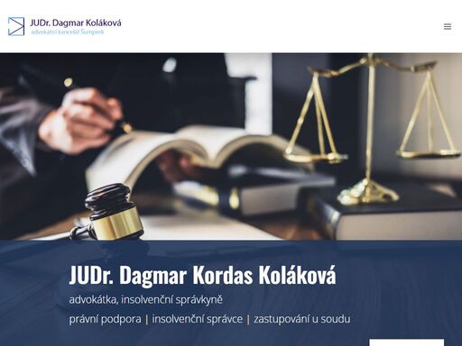 advokátka, insolvenční správkyně. právní podpora | insolvenční správce | zastupování u soudu. judr. dagmar koláková - šumperk