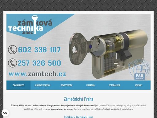 naším hlavním zaměřením jsou realizace systému generálního klíče a zakázková kovovýroba.