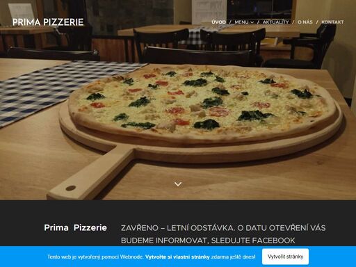 zavřeno – letní odstávka. o datu otevření vás budeme informovat, sledujte facebook