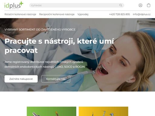 pro českou republiku a slovensko zastupujeme největší čínské výrobce v oboru endodoncie coxo, soco a rogin. kořenové nástroje soco sc-pro, s-one, rogin sup-taper a recip-one.