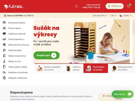 specialista na obalový materiál. nabízíme široký sortiment obalů, včetně krabic, tašek a dalších obalových materiálů.