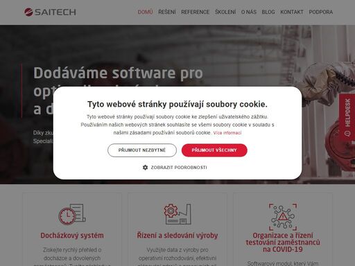 identifikační systémy rozšířené o řízení výroby vyvíjíme, implementujeme a pro klienty dále rozvíjíme od roku 1997. z terezína pomáháme růst firmám u nás i v zahraničí.