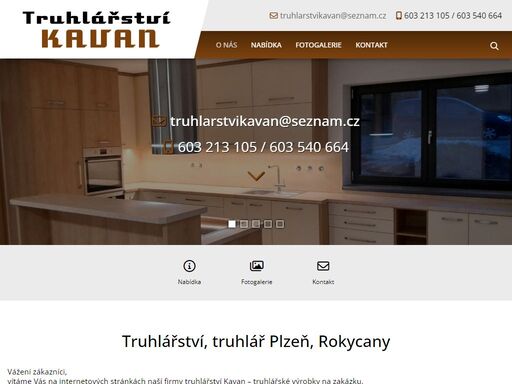 kuchyně na míru, sauny ze dřeva, schodiště, vestavěné skříně, dveře plzeň, rokycany, starý plzenec, nýřany