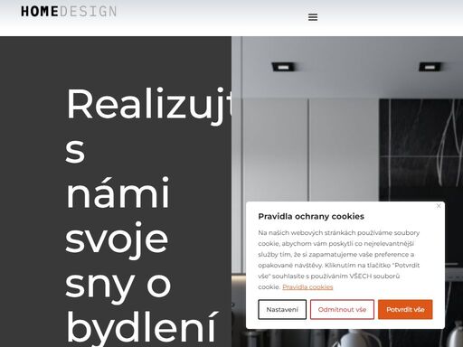 home-design.cz - interiéry na klíč. od návrhu až po realizaci, výroba nábytku na míru, dodávka a montáž kuchyní a osvětlení.