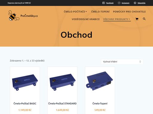 čmelo-počítače pro vaše pohodlí. pročmeláky nabízejí mnoho produktů pro vaše čmelíny včetně čmelo-počítačů a dalšího příslušenství.