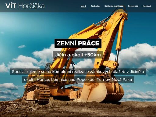 zemní práce a zámková dlažba