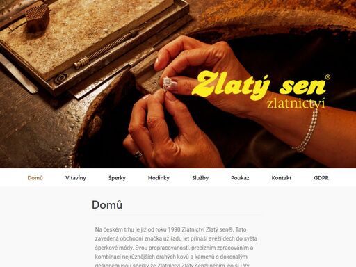www.zlatysen.cz