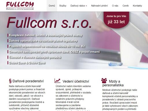 jsme rodinná daňová a účetní kancelář s více než 25-ti letou tradicí, která podnikatelským a nepodnikatelským subjektům nabízí komplexní daňové a účetní služby.
