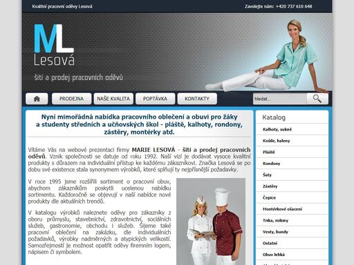 zabýváme se výrobou a prodejem pracovních oděvů pro zákazníky z oboru průmyslu, stavebnictví, zdravotnictví, sociálních služeb, gastronomie, obchodu a služeb.