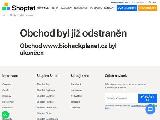 objevte nekonečné možnosti pro vaše online podnikání. založte si vlastní e-shop na 30 dní zdarma a zjistěte, co všechno shoptet nabízí.