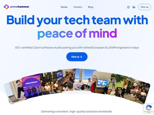 iso-certified czech software studio pairing you with vetted european & latam engineers in days — your shortcut to on-demand senior talent