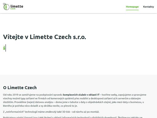 limette poskytuje komplexní služby v oblasti it - weby, it školení, vývoj software, datovou analýzu či vývoj a školení v oblasti umělé inteligence.