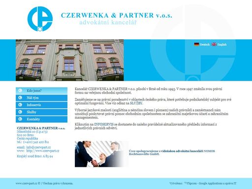 advokátní kancelář czerwenka & partner v.o.s.