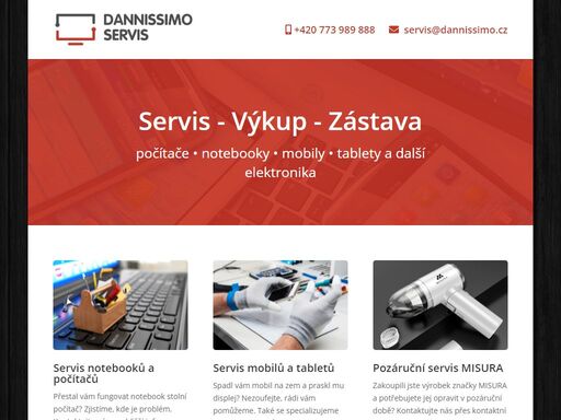 servisujeme značkové počítače, notebooky, mobilní telefony a tablety, vykupujeme také použitou elektroniku, v případě finanční nouze poskytujeme zástavu elektroniky, zároveň také provozujeme sběrné místo pro vysloužilé počítače a menší elektrospotřebiče.