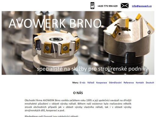 speciální nářadí, strojírenské díly, modernizace obráběcích strojů, spezialwerkzeugen, maschinenbauteile, modernisierung von bearbeitungsmaschinen