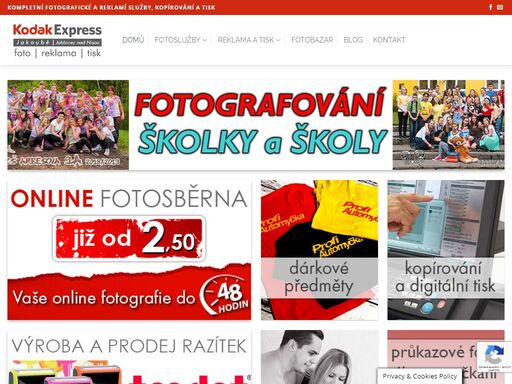 poskytujeme veškeré fotografické služby, tisk a zpracování fotografií, výrobu razítek, průkazové foto, digitální tisk a kopírování, webové stránky a další