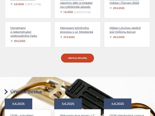 město litvínov se sídlem městský úřad litvínov