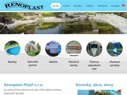 potřebujete vyrobit bazén, jímku, šachtu na vodu nebo nádrž z plastu? pak je tu renoplast - rodinná firma, která na trhu působí již od roku 1995.
