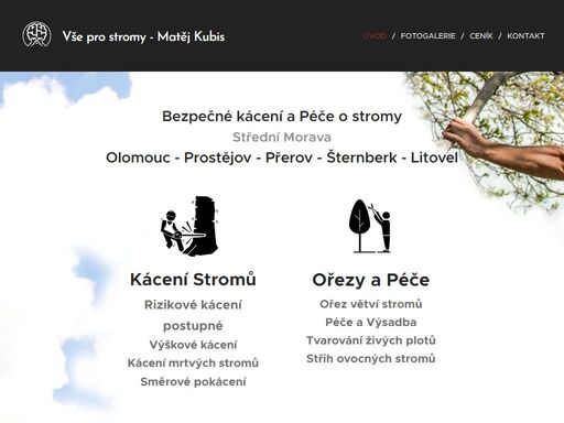rizikové kácení stromů a ořez, péče o stromy a zahradu - výhodné ceny, spolehlivě a bezpečně. poptávka zdarma. olomouc litovel opava bruntál přerov