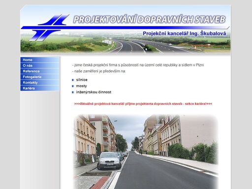 projektování dopravních staveb - projekční kancelář ing. škubalová