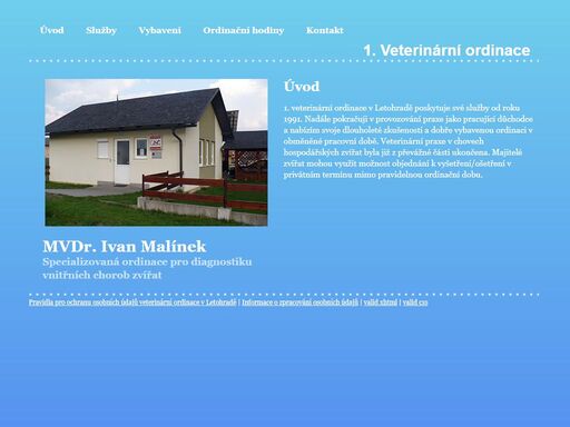 veterinární ordinace, poradenství, veterinární léčba, specializovaná ordinace pro diagnostiku vnitřních chorob zvířat, poradenství a léčba přímo v chovech zvířat u majitelů