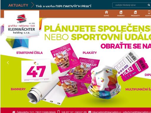tiskárna kleinwächter - o vaši spokojenost pečuje tým zkušených pracovníků v profesích tiskař, knihař, grafik a příjemný tým obchodníků, který vám poskytne dokonalý servis v oblasti polygrafie.