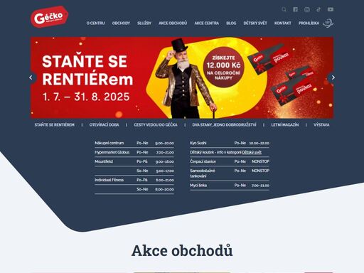nákupní centrum géčko ostrava - módní značky, obuv, hračky, elektronika, drogerie, služby, restaurace, kavárna a 1200 parkovacích míst