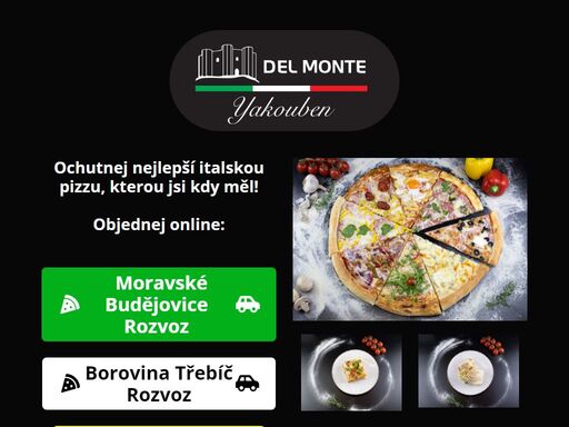 pizza del monte nejlepší pizza třebíč
