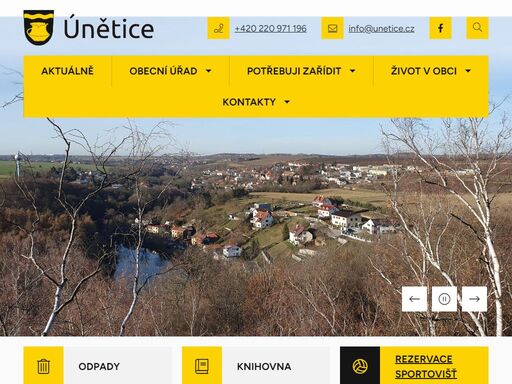 obec únětice