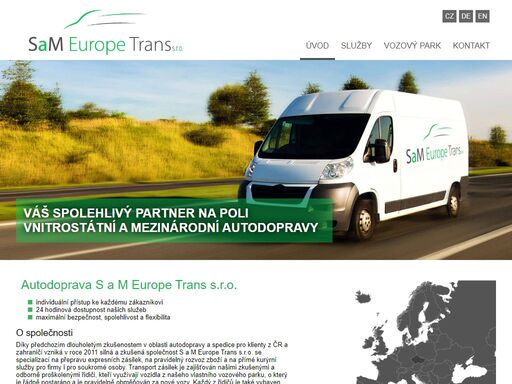 spolehlivý partner vnitrostátní a mezinárodní autodopravy.