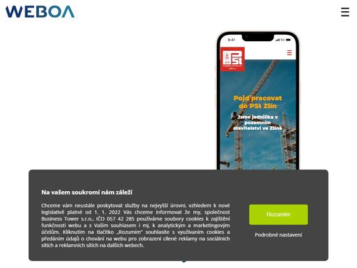 tvorba webových stránek zlín, uherské hradiště | weboa.cz