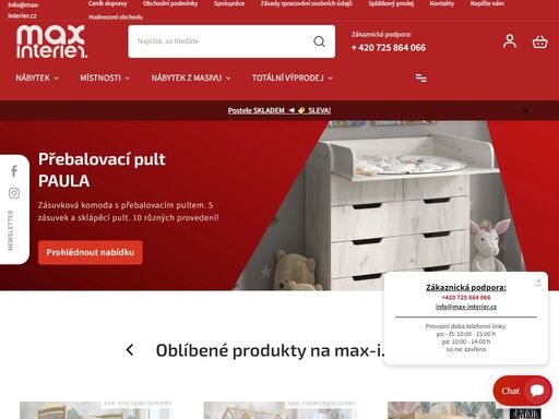 max-i.cz – objevte stylový nábytek, moderní obývací stěny, pohodlné postele a další vybavení pro váš domov. kvalita, design a spokojenost zákazníků na prvním místě.