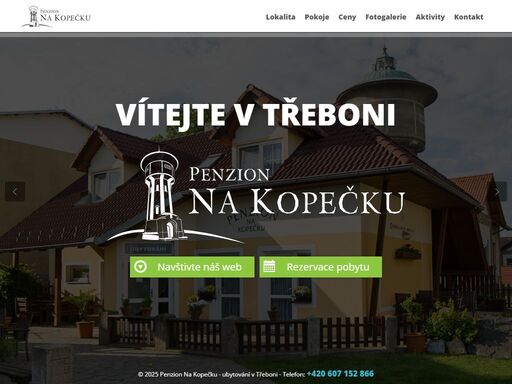 penzion na kopečku v třeboni