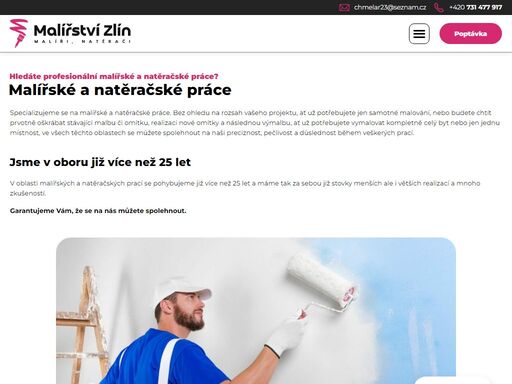 hledáte profesionální malířské a natěračské práce?