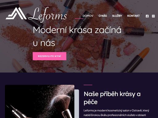 leforms je moderní kosmetický salon v ostravě, který nabízí širokou škálu profesionálních služeb v oblasti krásy. naším cílem je poskytovat zákazníkům osobní