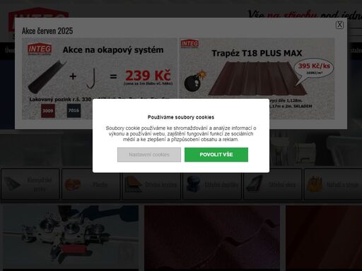 vše na střechu pod jednou střechou. prodej střešních krytin, plechů a klempířských výrobků integ střechy s.r.o. prostějov, olomouc.