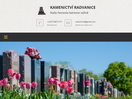 jsme kamenictví se sídlem v ostravě radvanicích. svým zákazníkům poskytujeme kompletní kamenické služby v ostravě a širokém okolí.