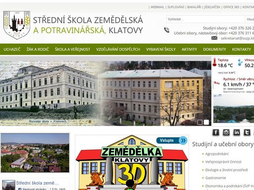střední škola, studijní, učební obory, zemědělství, venkov, veřejná správa, potravinářství, gastronomie, celoživotní vzdělávání