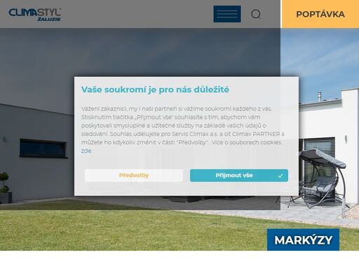 zabýváme se výrobou, prodejem a poradenstvím v oblasti: žaluzie, rolety, sítě proti hmyzu, markýzy.