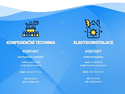 pronájem prezentační techniky, audiotechniky, tlumočnického zařízení včetně kvalifikovaných tlumočníků. tvorba levných webových stránek.
