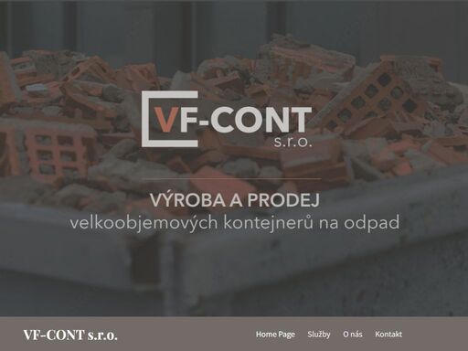 prodej a výroba velkoobjemových kontejnerů na odpady