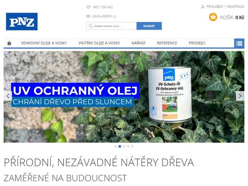 pnz jsou přírodní oleje a vosky na dřevo + ekologické nátěry německé výroby opravdu vysoké kvality.