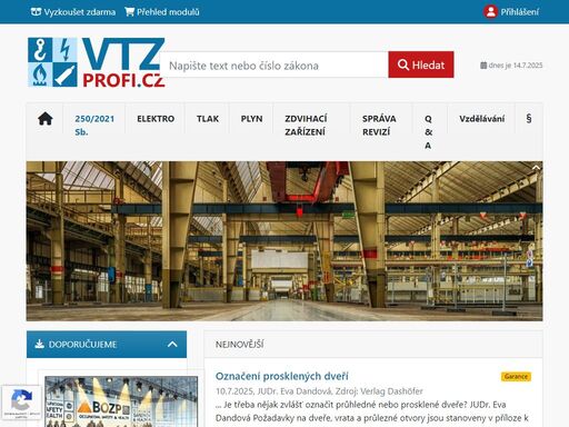 informace k bezpečnosti vyhrazených technických zařízení a jeho nové úpravě podle zákona č. 250/2021 sb. a jeho prováděcích nařízení vlády.