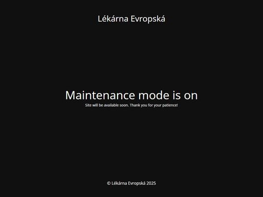 lékárna evropská