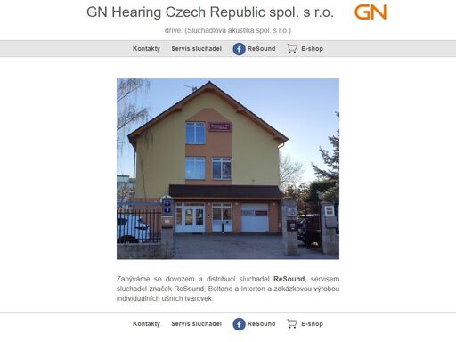 zabýváme se distribucí a prodejem sluchadel značek interton, resound a výrobou individuálních ušních koncovek pro nedoslýchavé.