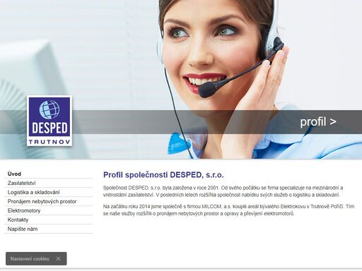 společnost desped, s.r.o. trutnov se specializuje na mezinárodní a vnitrostátní zasílatelství. v posledních letech rozšířila společnost nabídku svých služeb o logistiku a skladování.