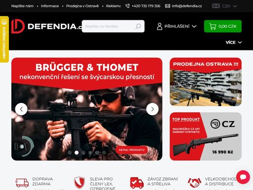 eshop s širokým výběrem produktů od prověřených značek. zbraně a střelivo skladem, k tomu nabídka kvalitních doplňků. sebeobrana, outdoor vybavení a mnoho dalšího!