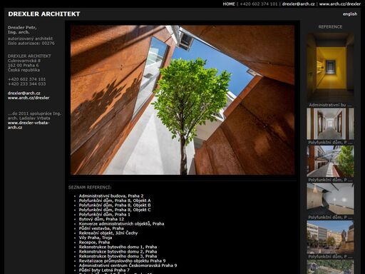 drexler architekt, drexler petr, ing. arch.